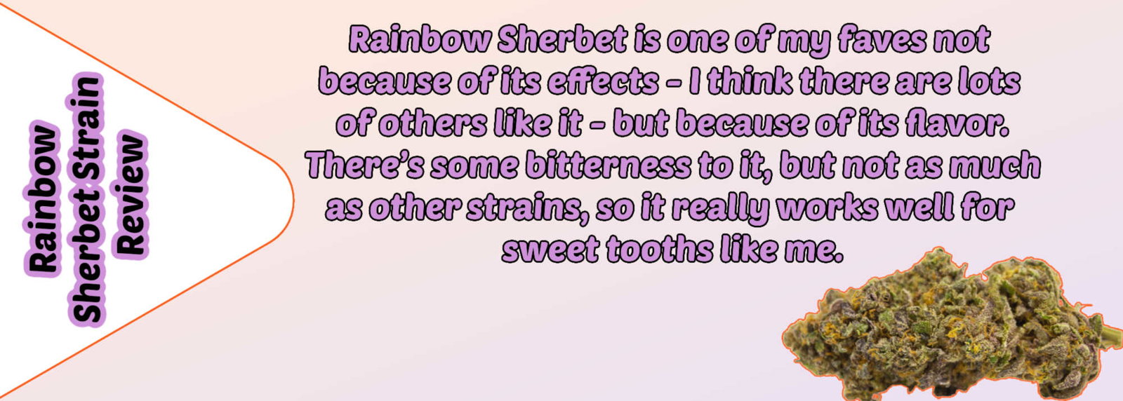 image of rainbow sherbet strain review